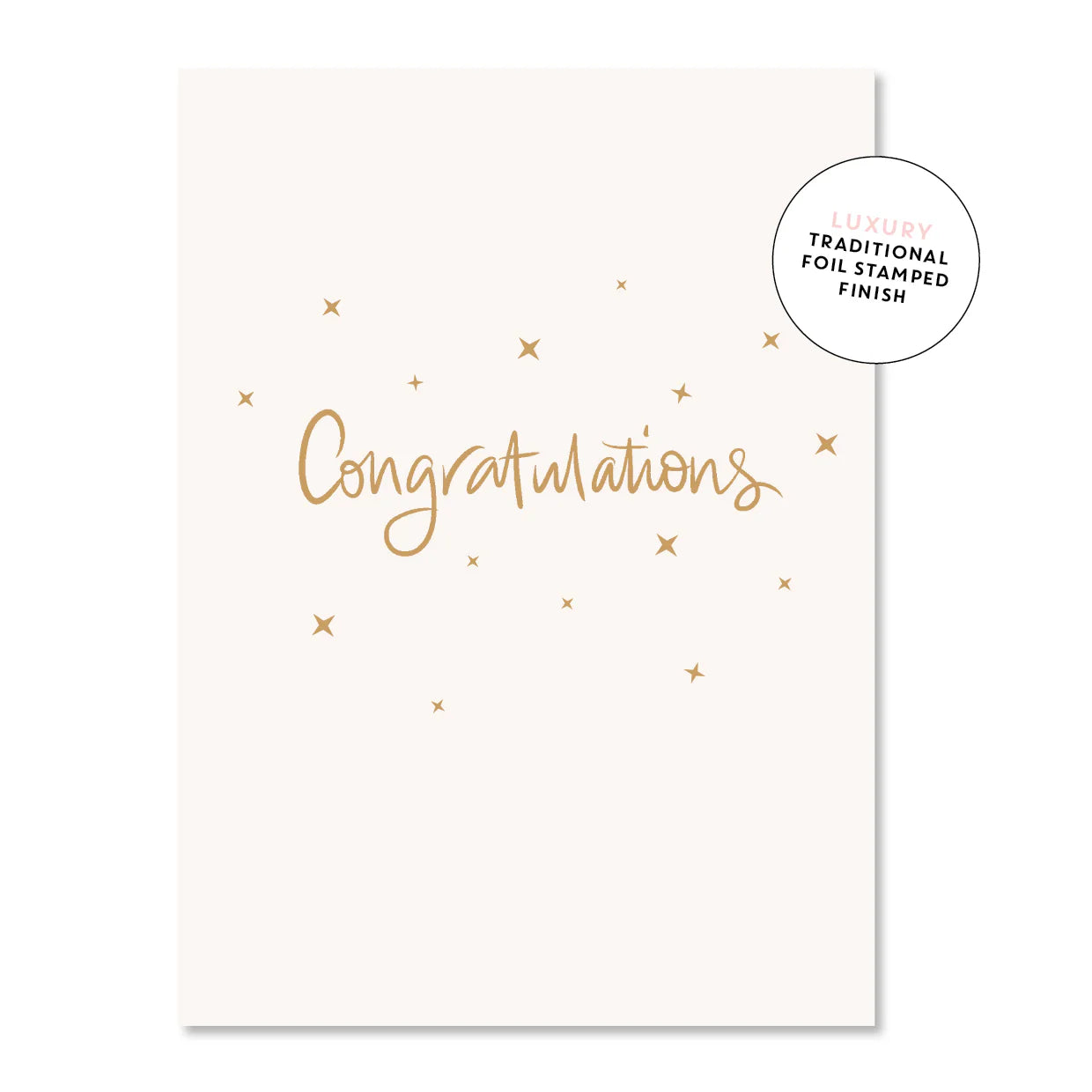 Greeting Cards-Flower-Delivery-Gold-Coast-Florist-Willow & White Stationery-Congratulations - Stars-https://www.flowersgoldcoast.com.au-best-florist