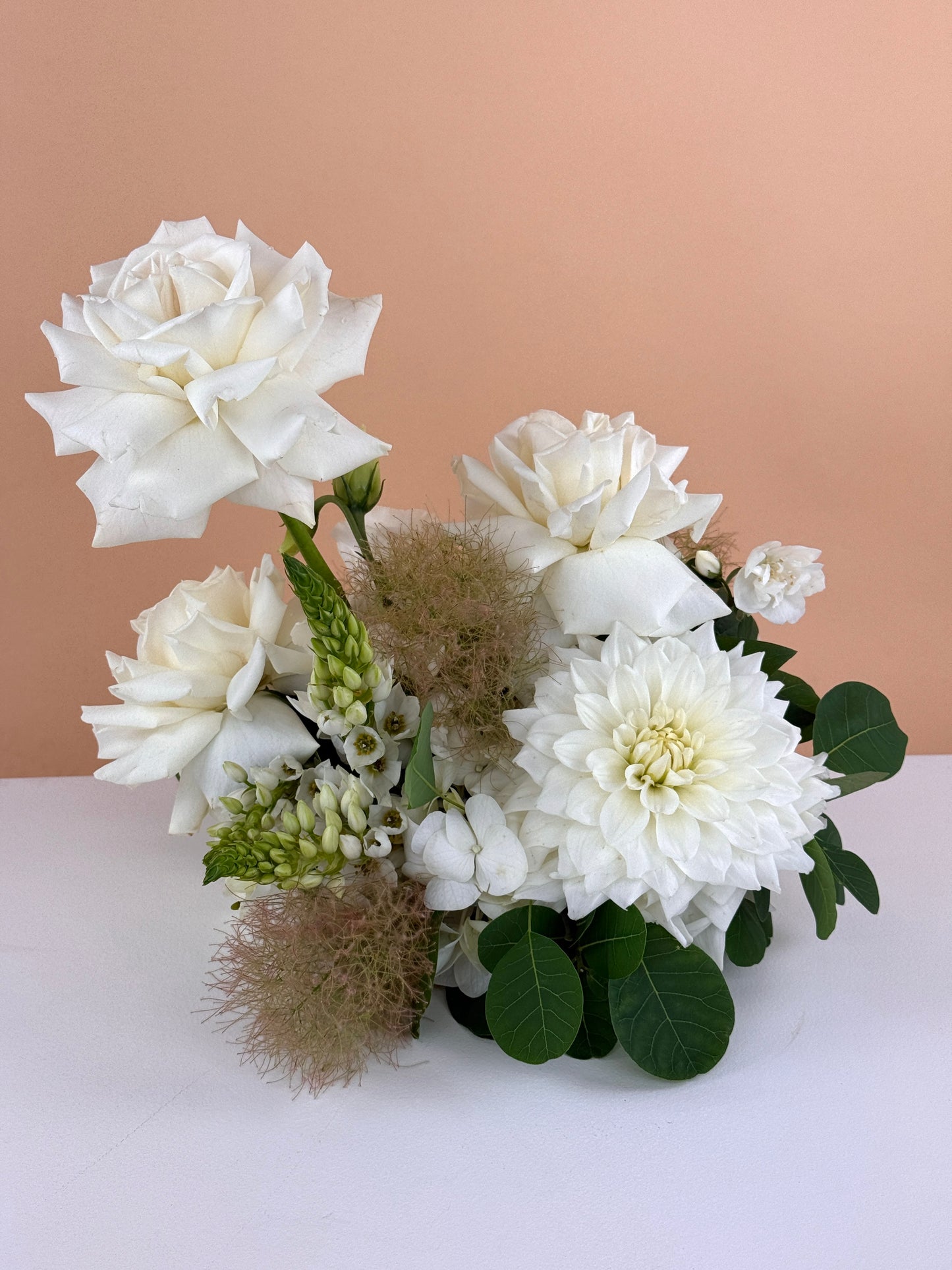 Christmas Table Centre - Fresh Cut Flowers made with love by Flowers Gold Coast www.flowersgoldcoast.com.au the Gold Coast's best Florist - Same Day Flower Delivery
