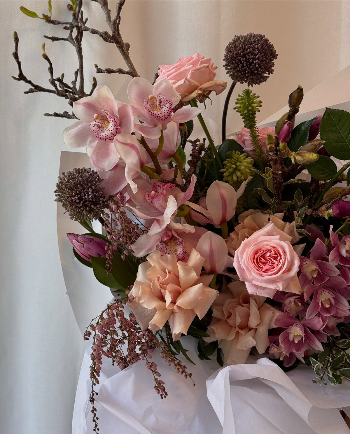 It’s giving winter romantic aesthetic✨❄️🌸🍇🍑