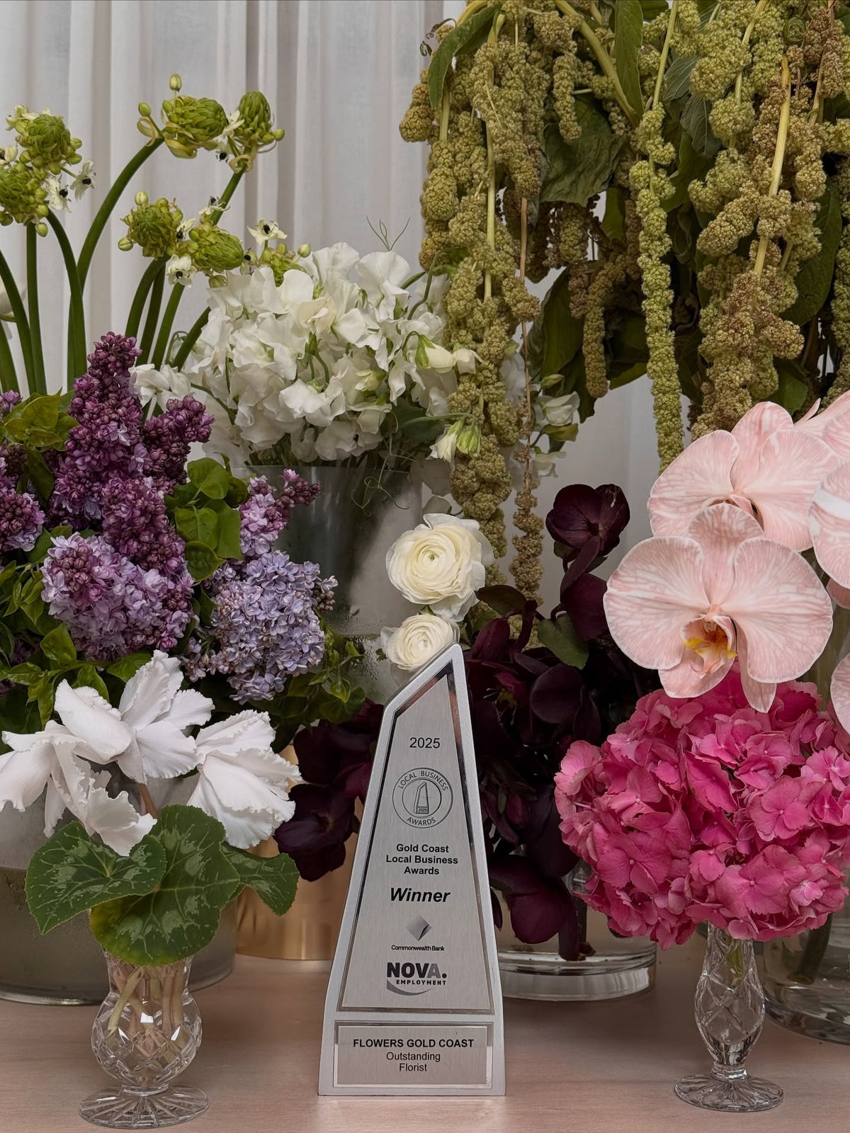 Once again we are speechless and so grateful to have been awarded the “Gold Coast Best Outstanding Florist” from the @localbusinessawards_