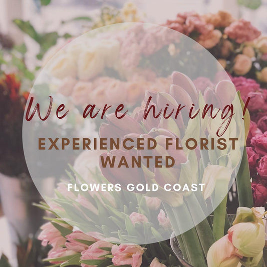 E X P E R I E N C E D  F L O R I S T

We are looking for an experienced florist! ✨

Do you have a made with love by Flowers Gold Coast www.flowersgoldcoast.com.au the Gold Coast's best Florist- Same Day Flower Delivery