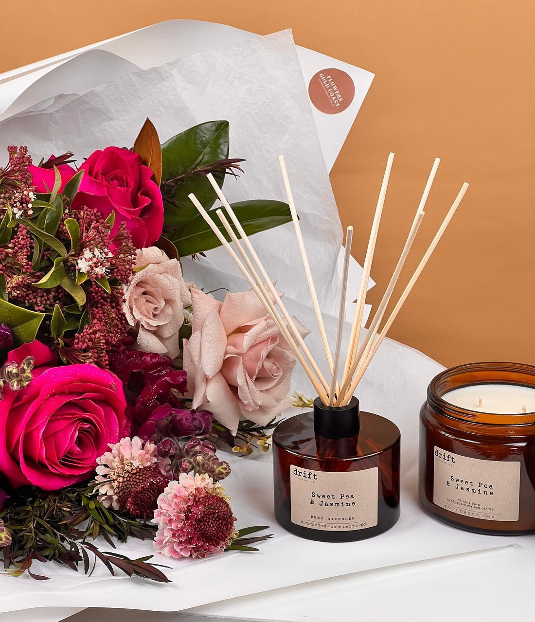 F L O R A L S &  S C E N T S 

Introducing our new Drift Reed Diffusers 🌸

You can now purchase y made with love by Flowers Gold Coast www.flowersgoldcoast.com.au the Gold Coast's best Florist- Same Day Flower Delivery