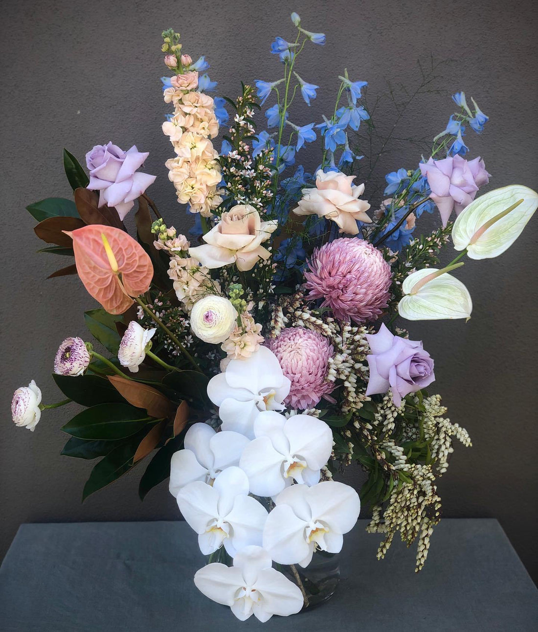 Introducing Spring Delight Soft Peach tones, Blues, Lilacs, Pinks and Whites - Flowers Gold Coast