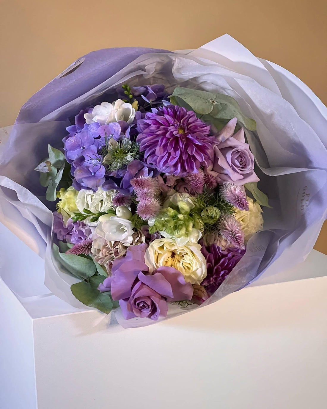 L A V E N D E R  D R E A M - An English Garden Bouquet in Lilacs and Purples<br />
<br />
Do you rem - Flowers Gold Coast