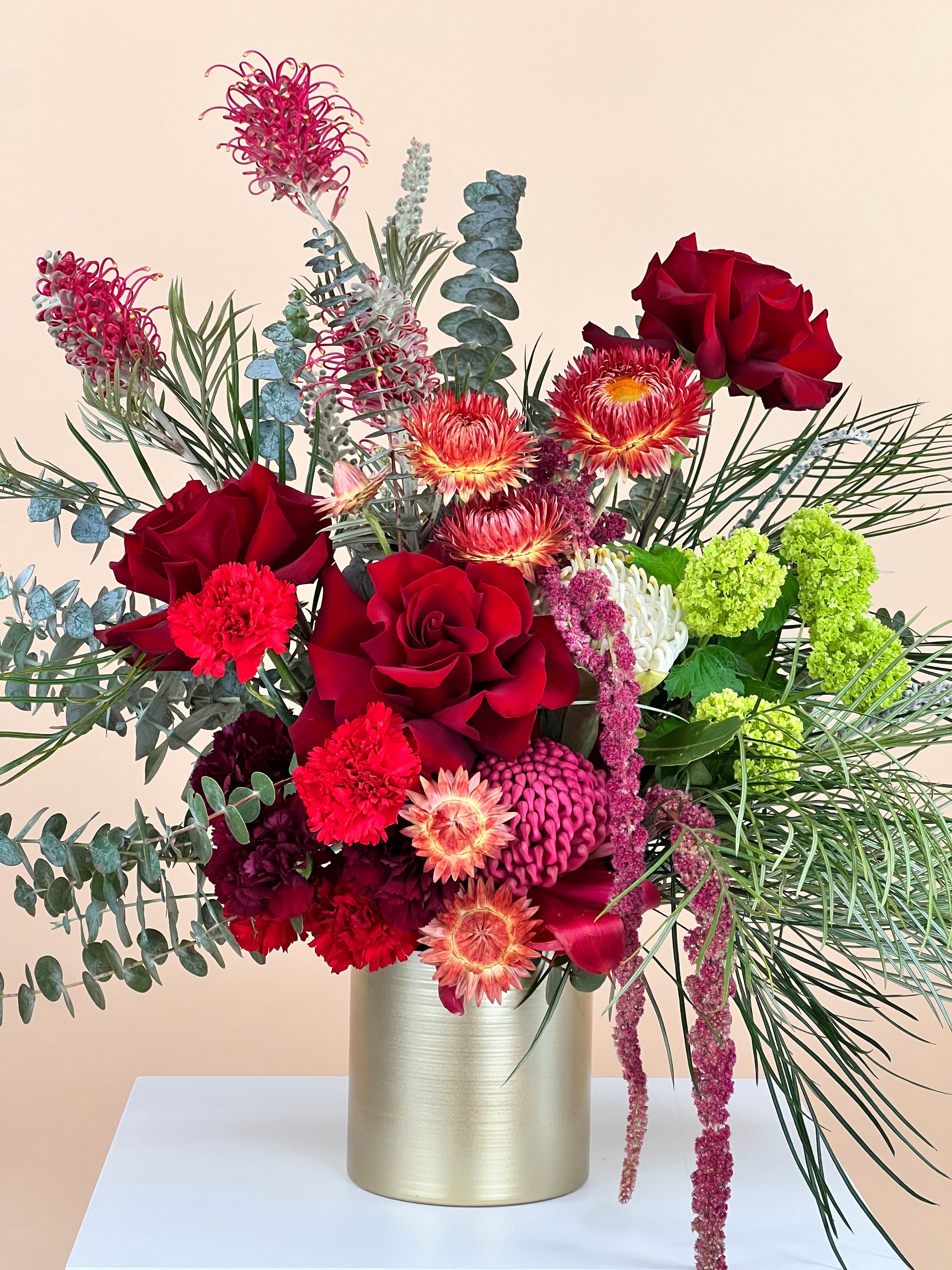 Christmas Flowers made with love by Flowers Gold Coast www.flowersgoldcoast.com.au the Gold Coast's best Florist- Same Day Flower Delivery