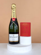 Choc & Bubbles-Flower-Delivery-Gold-Coast-Florist-Flowers Gold Coast-Maple Macadamia Caramel (Loco Love)-Moet Chandon - Brut Imperial Champagne-Petite-https://www.flowersgoldcoast.com.au-best-florist