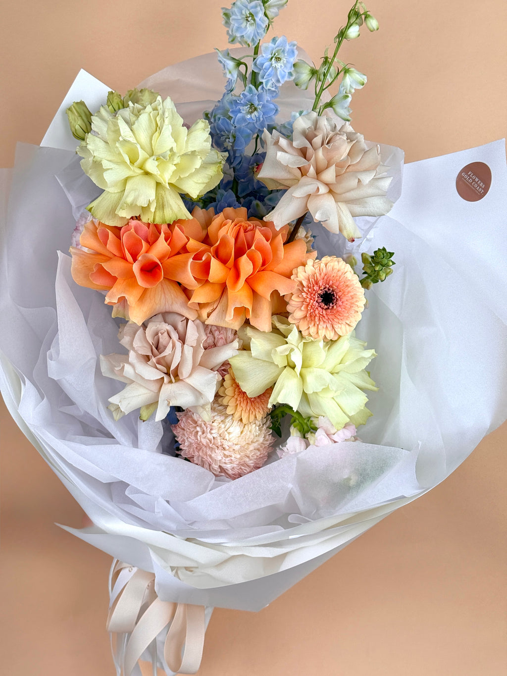 Flower Addiction-Flower-Delivery-Gold-Coast-Florist-Flowers Gold Coast-Pastel & Soft-Mini-Beautifully Wrapped-https://www.flowersgoldcoast.com.au-best-florist