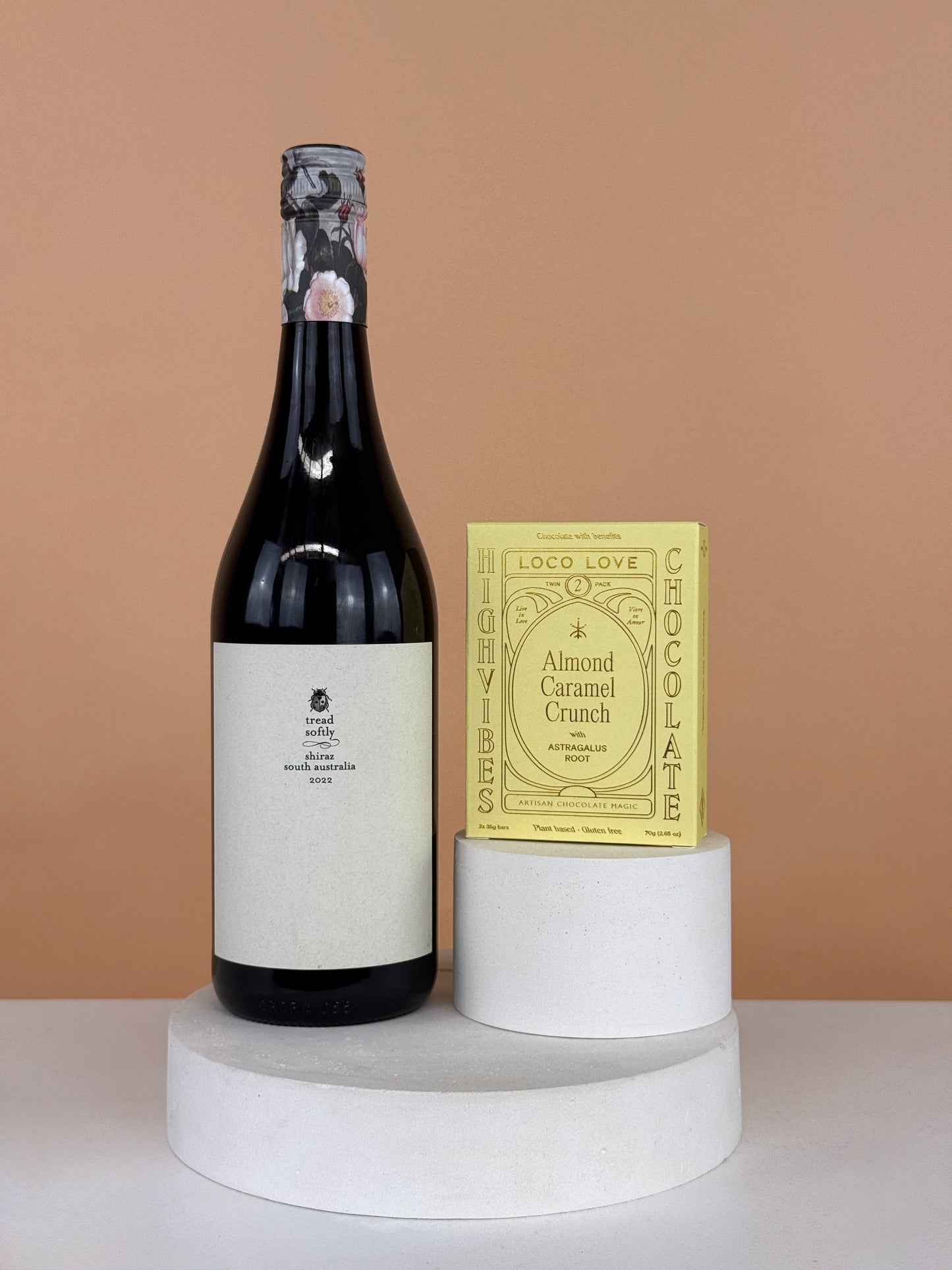 Choc & Bubbles-Flower-Delivery-Gold-Coast-Florist-Flowers Gold Coast-Maple Macadamia Caramel (Loco Love)-Moet Chandon - Brut Imperial Champagne-Petite-https://www.flowersgoldcoast.com.au-best-florist