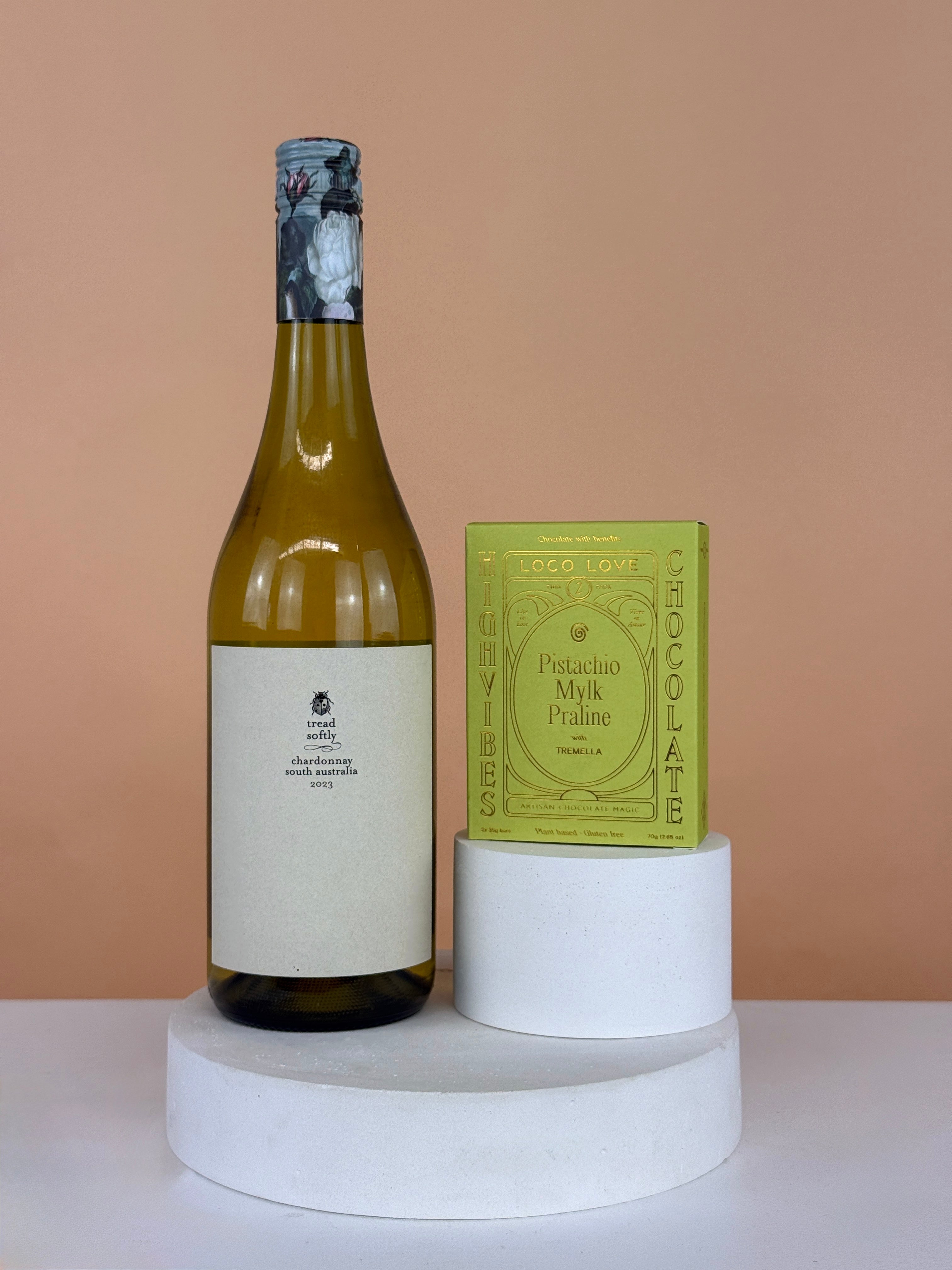 Choc & Bubbles-Flower-Delivery-Gold-Coast-Florist-Flowers Gold Coast-Maple Macadamia Caramel (Loco Love)-Moet Chandon - Brut Imperial Champagne-Petite-https://www.flowersgoldcoast.com.au-best-florist