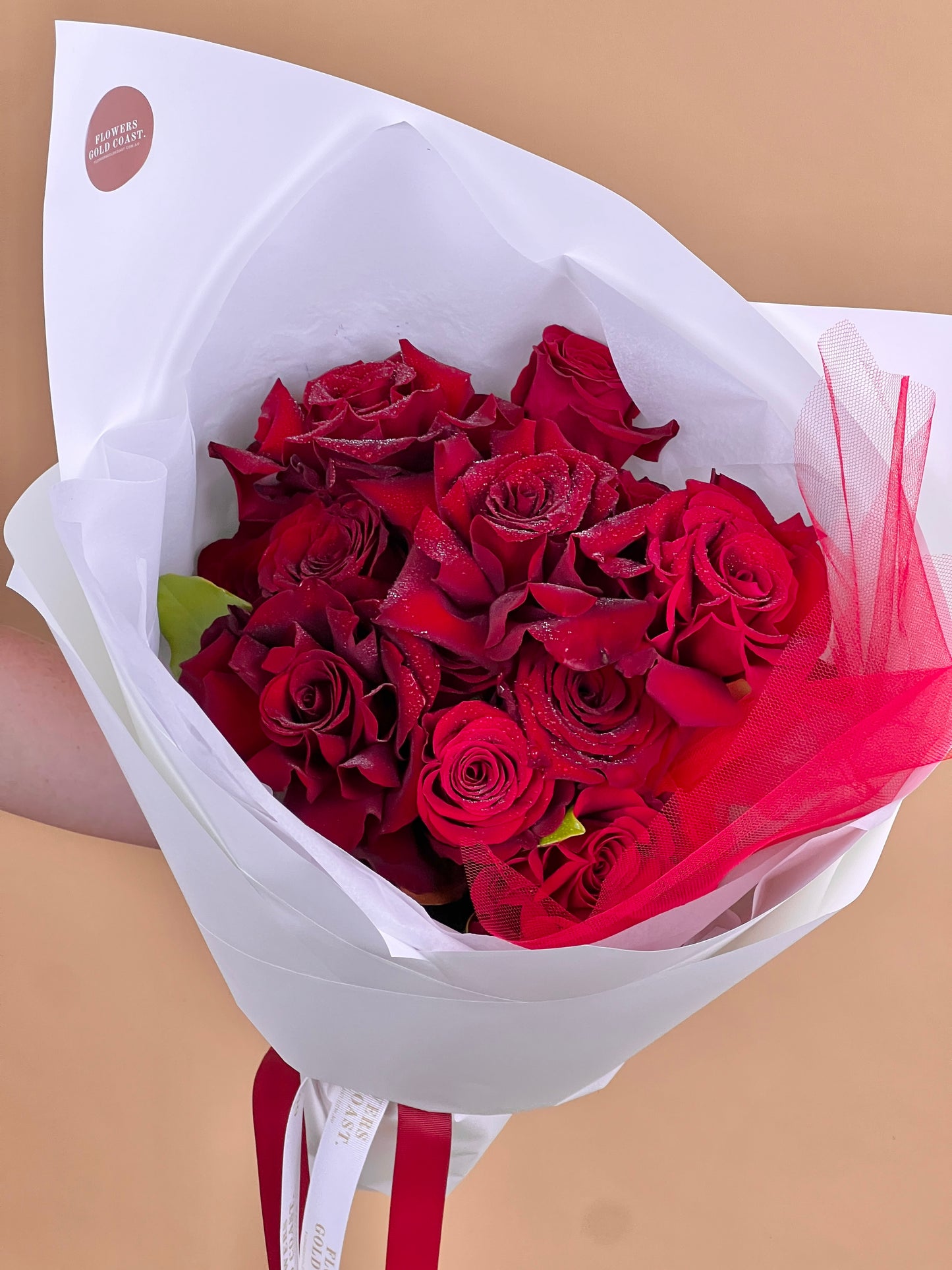 Red Rose Passion-Flower-Delivery-Gold-Coast-Florist-Flowers Gold Coast-1 Rose-https://www.flowersgoldcoast.com.au-best-florist
