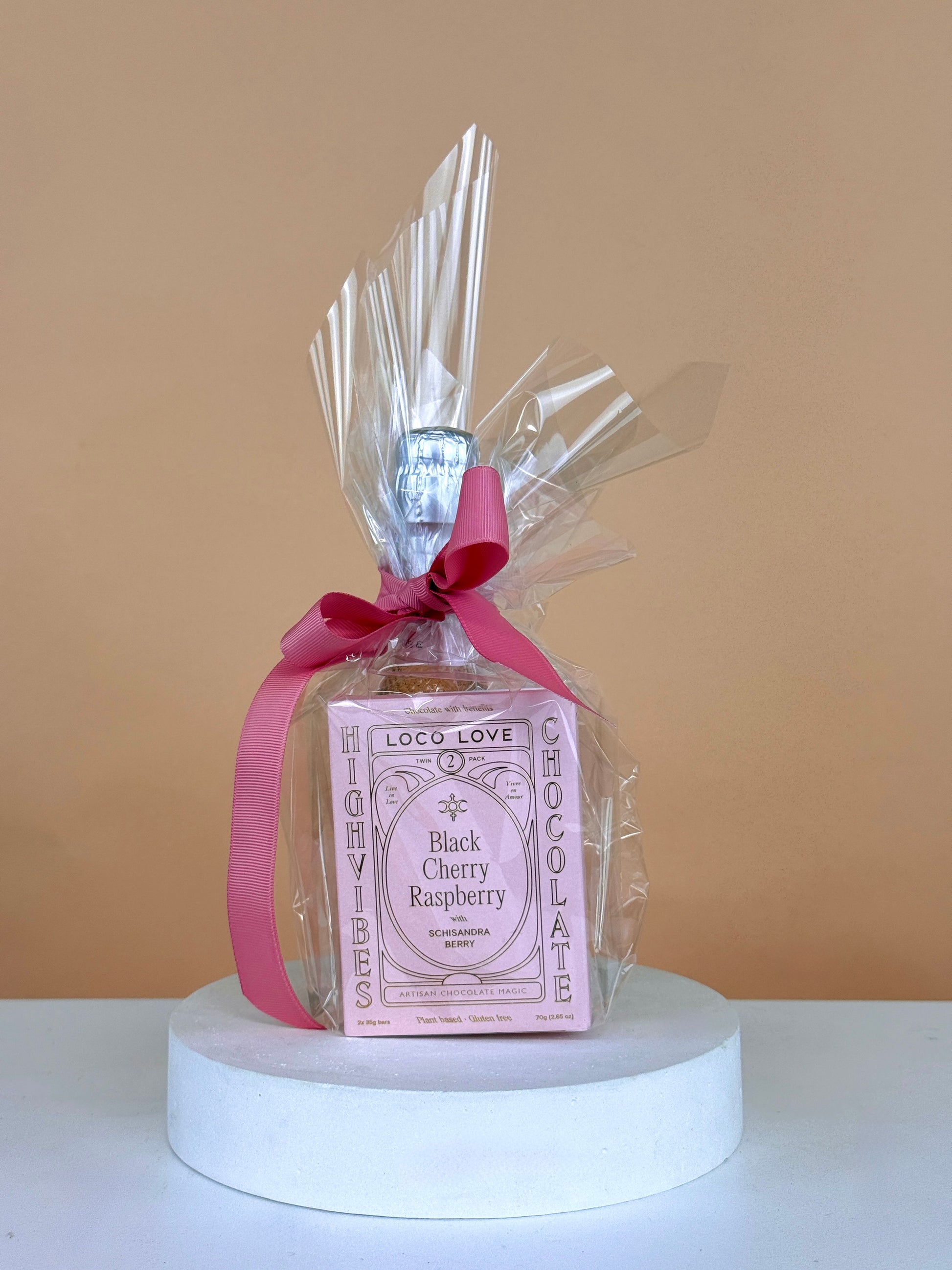 Choc & Bubbles-Flower-Delivery-Gold-Coast-Florist-Flowers Gold Coast-Maple Macadamia Caramel (Loco Love)-Moet Chandon - Brut Imperial Champagne-Petite-https://www.flowersgoldcoast.com.au-best-florist