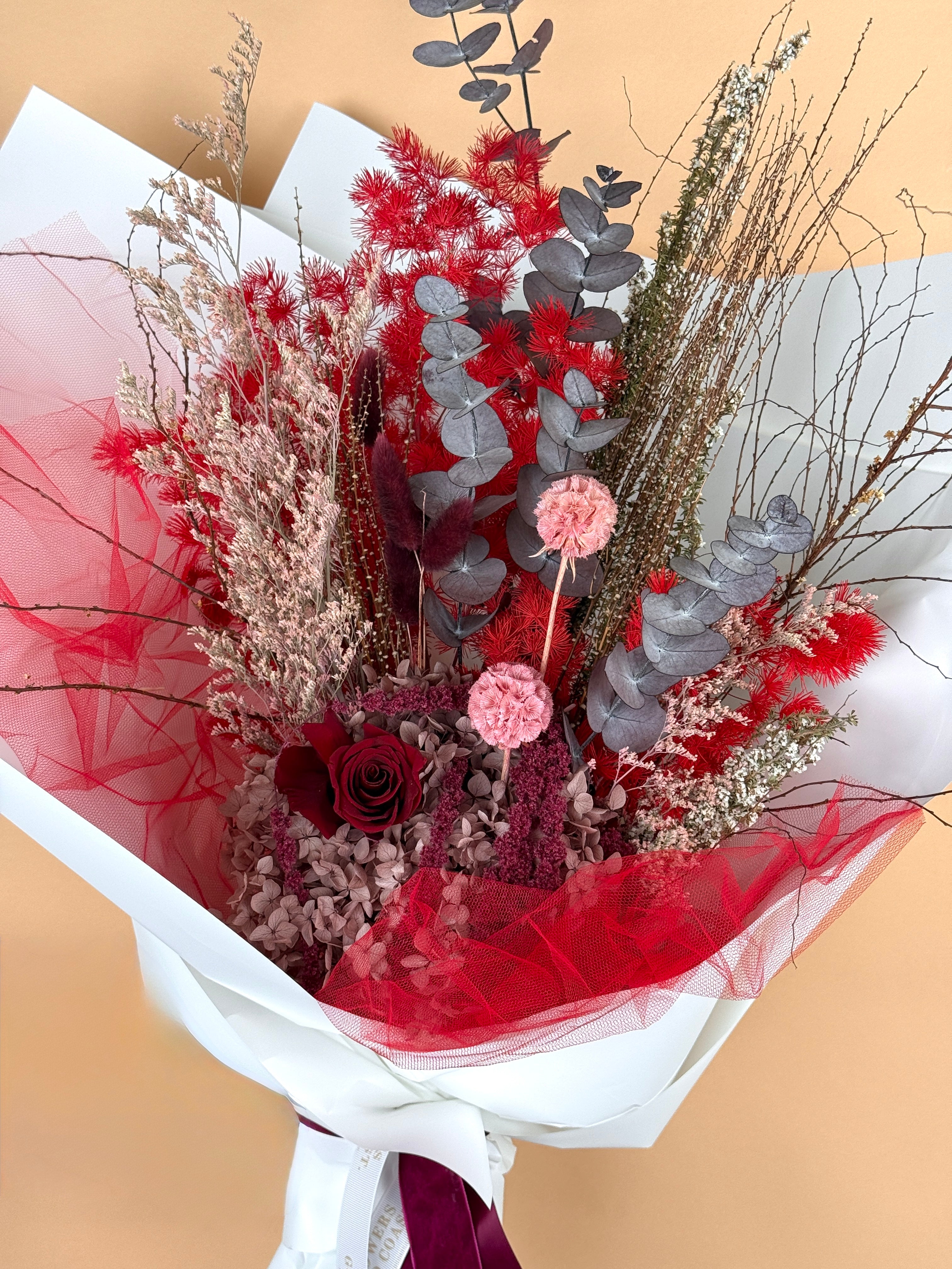 Eternal Love Bouquet - Dried-Flower-Delivery-Gold-Coast-Florist-Flowers Gold Coast-https://www.flowersgoldcoast.com.au-best-florist