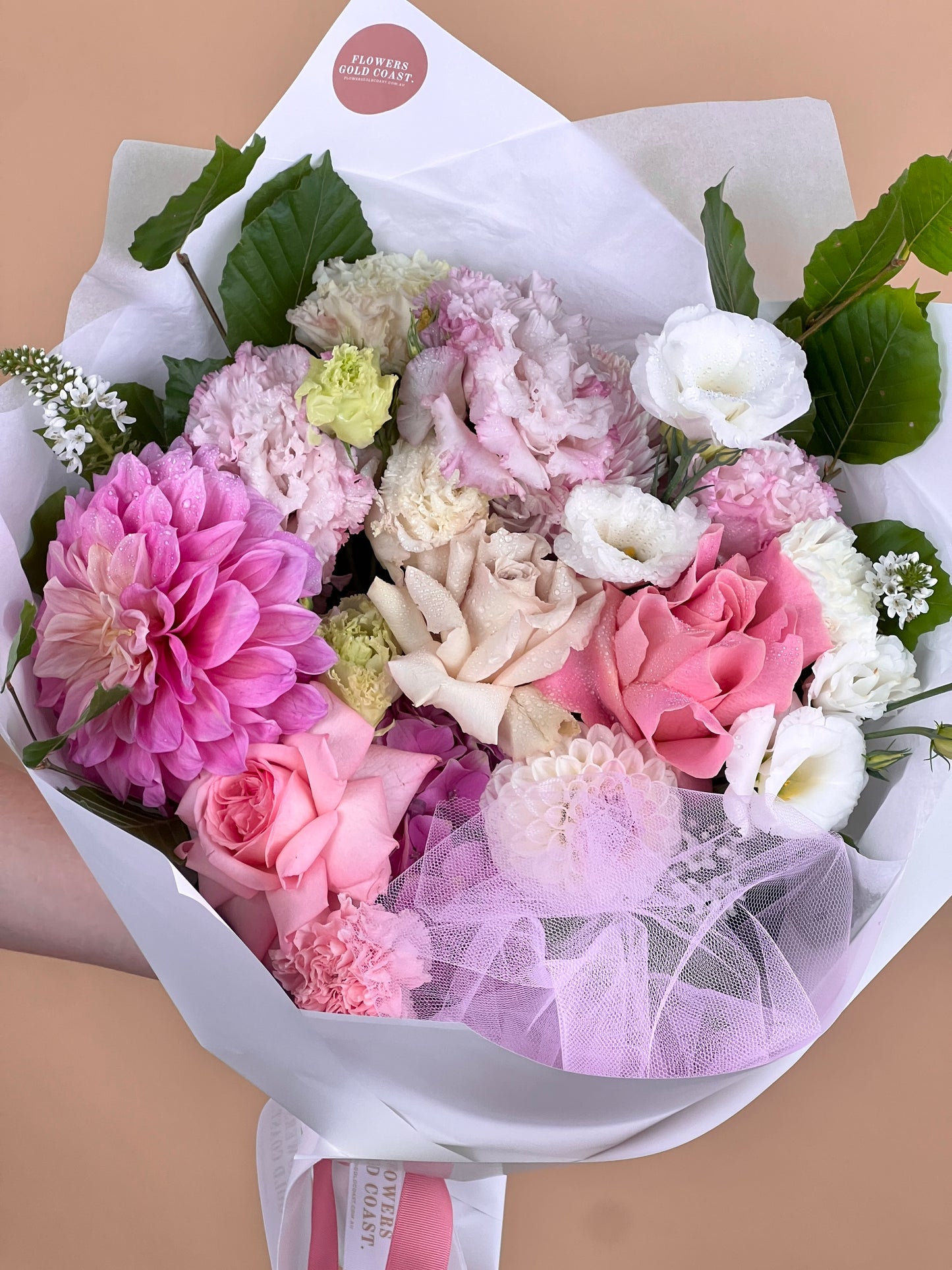 Soft Romance-Flower-Delivery-Gold-Coast-Florist-Flowers Gold Coast-Petite-https://www.flowersgoldcoast.com.au-best-florist