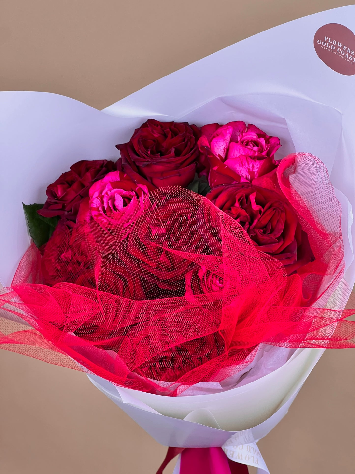 Valentine Garden Roses-Flower-Delivery-Gold-Coast-Florist-Flowers Gold Coast-https://www.flowersgoldcoast.com.au-best-florist