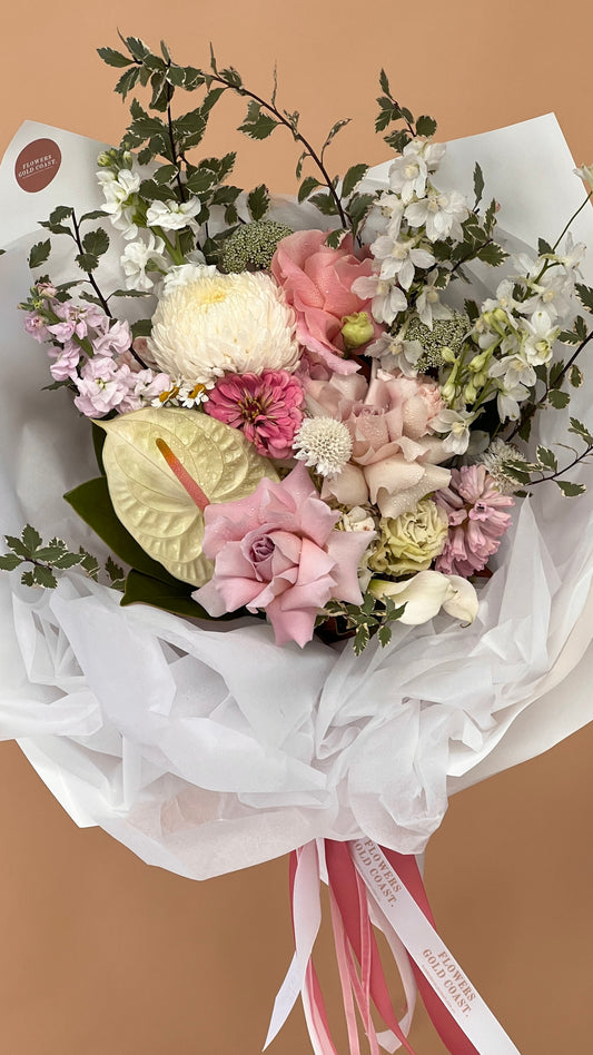Mother's Day - Soft and Sweet-Flower-Delivery-Gold-Coast-Florist-Flowers Gold Coast-Beautifully Wrapped-Classique-https://www.flowersgoldcoast.com.au-best-florist