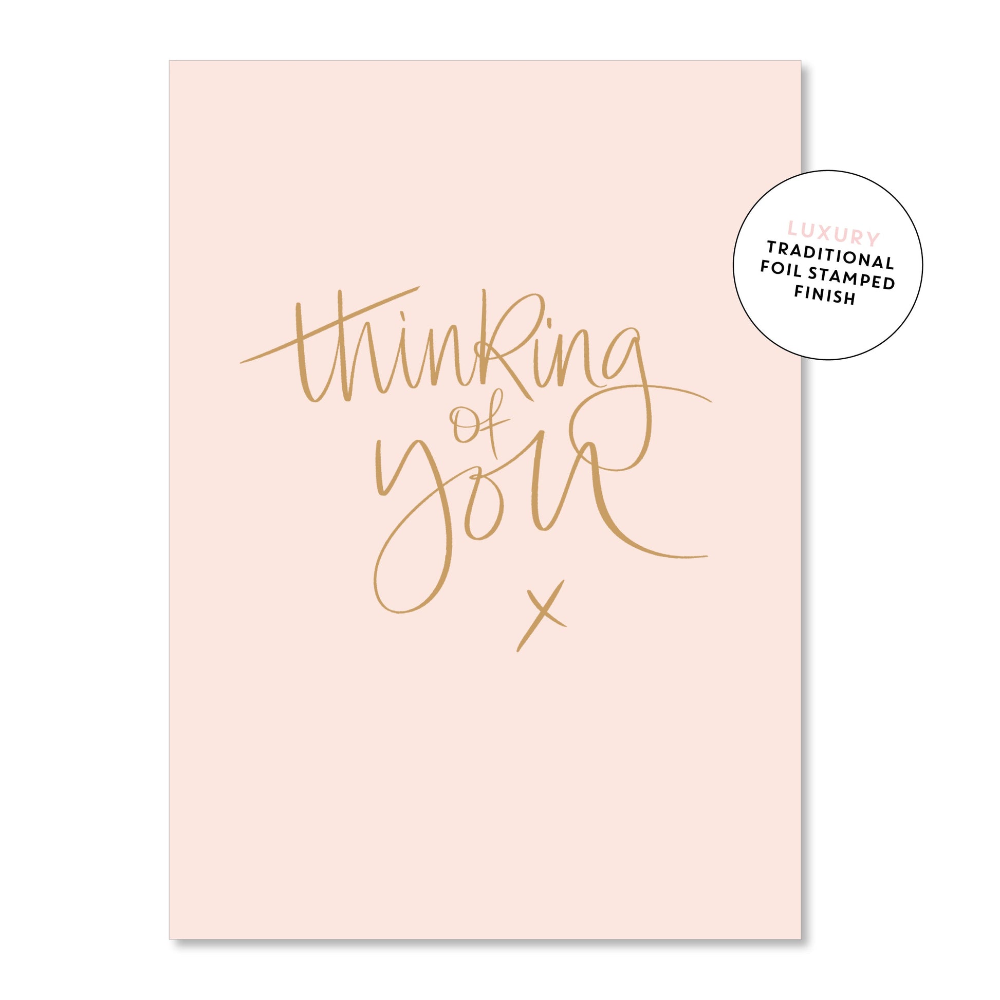 Greeting Cards-Flower-Delivery-Gold-Coast-Florist-Willow & White Stationery-Thinking of you - Peach-https://www.flowersgoldcoast.com.au-best-florist