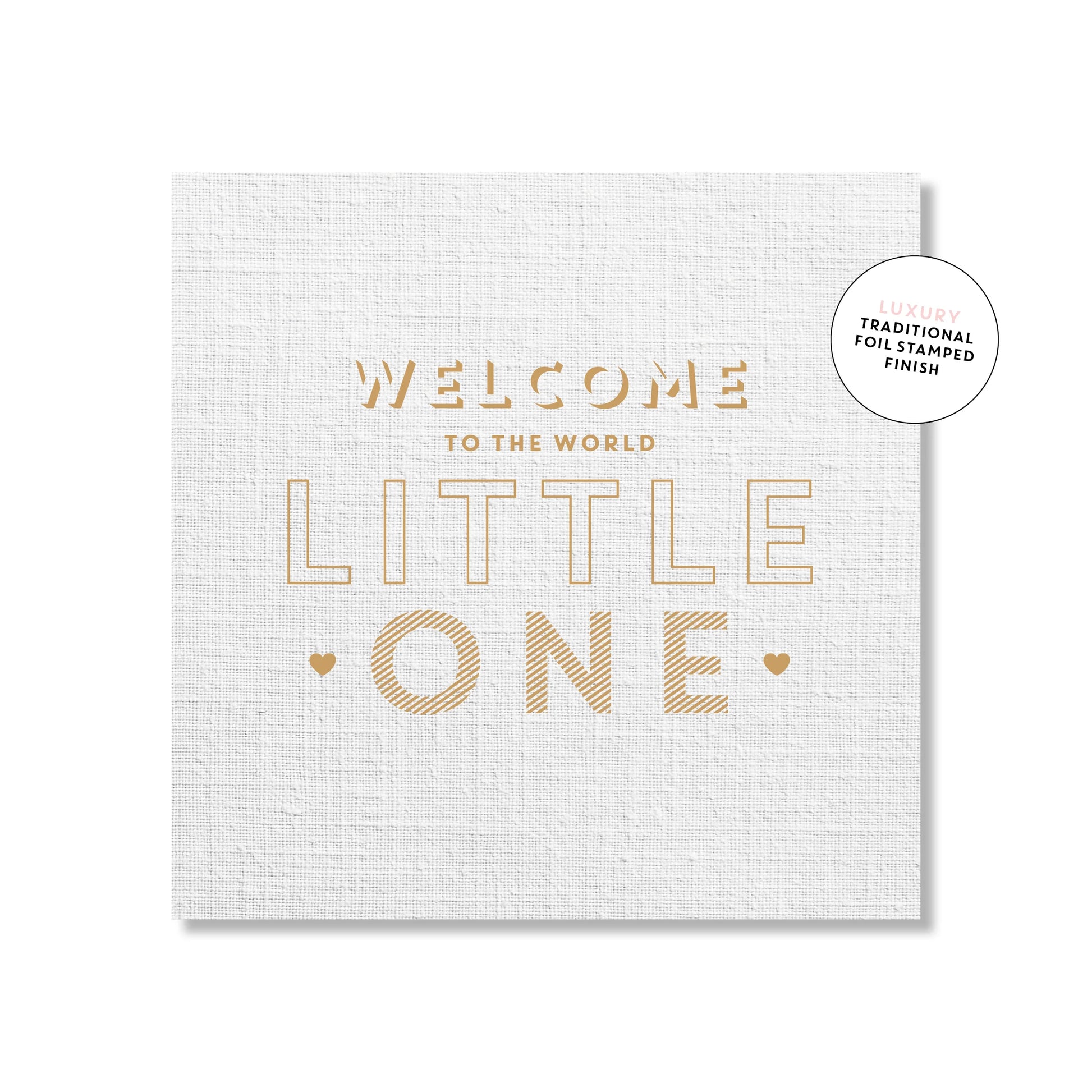 Greeting Cards-Flower-Delivery-Gold-Coast-Florist-Willow & White Stationery-Welcome to the world little one!-https://www.flowersgoldcoast.com.au-best-florist