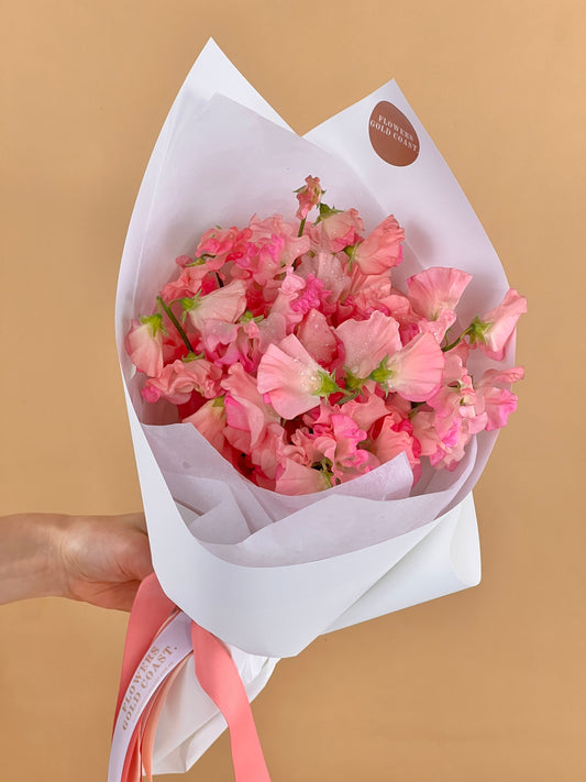 Sweet Peas-Flower-Delivery-Gold-Coast-Florist-Flowers Gold Coast-https://www.flowersgoldcoast.com.au-best-florist