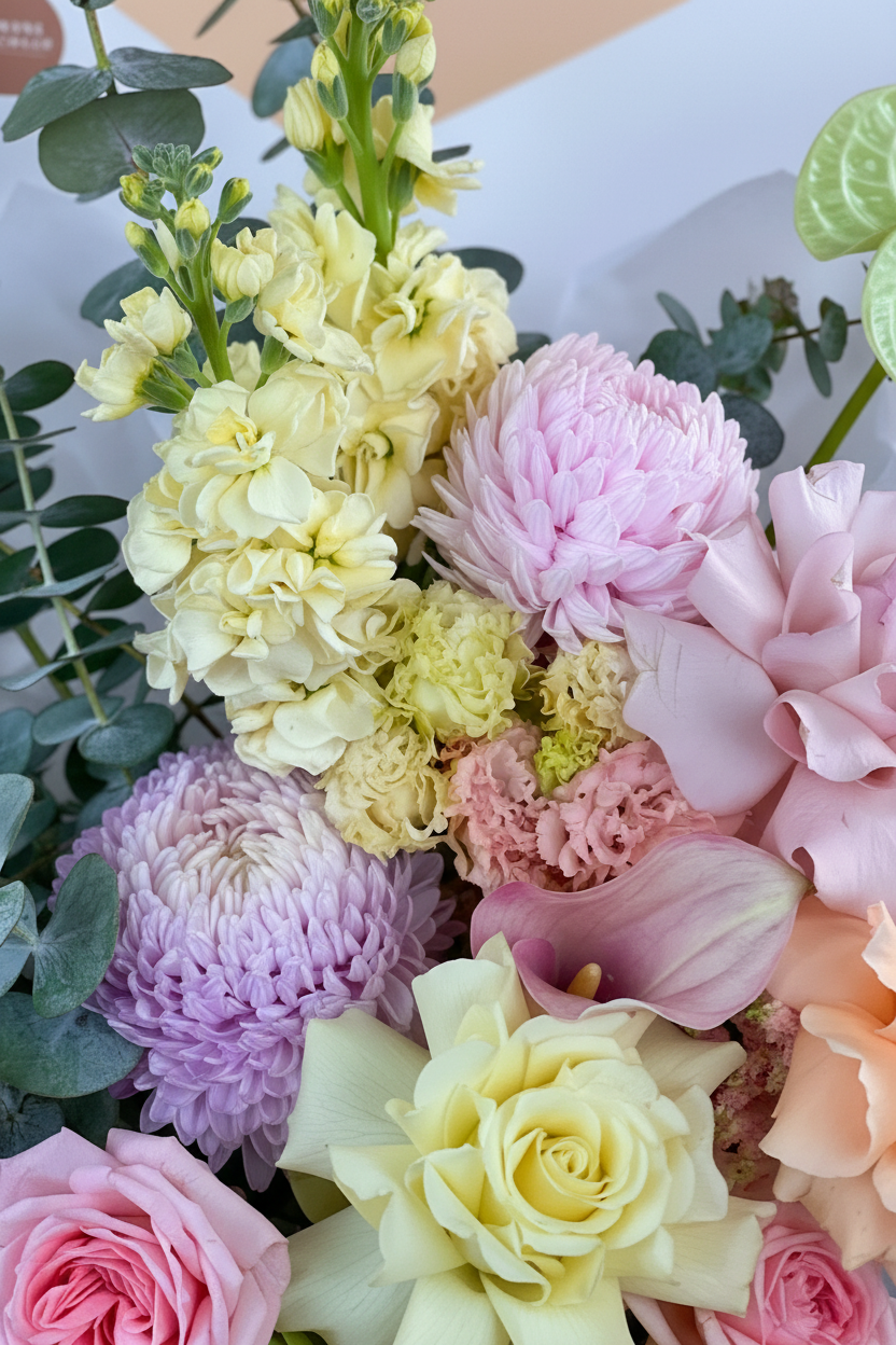 Dreamy Pastels – Bloom close-up