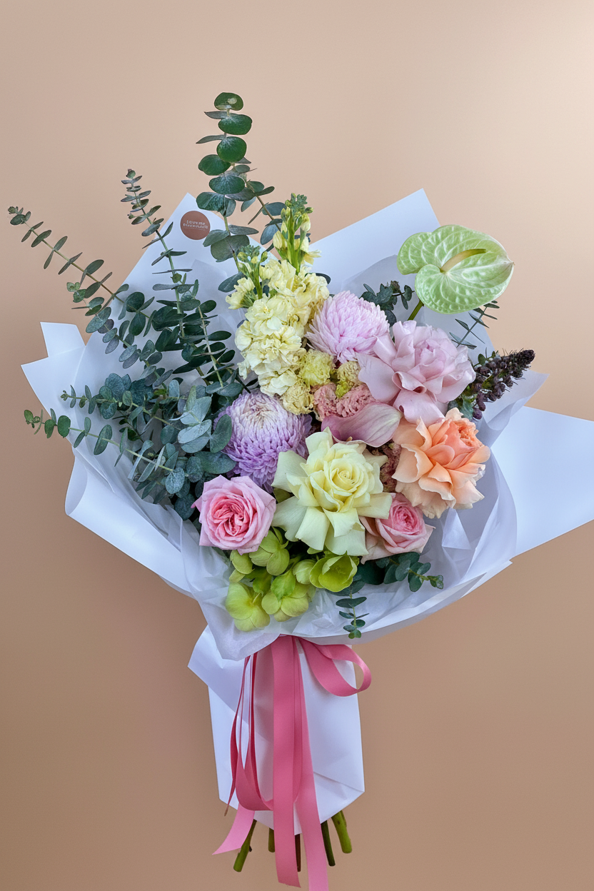Dreamy Pastels – Front-on product shot