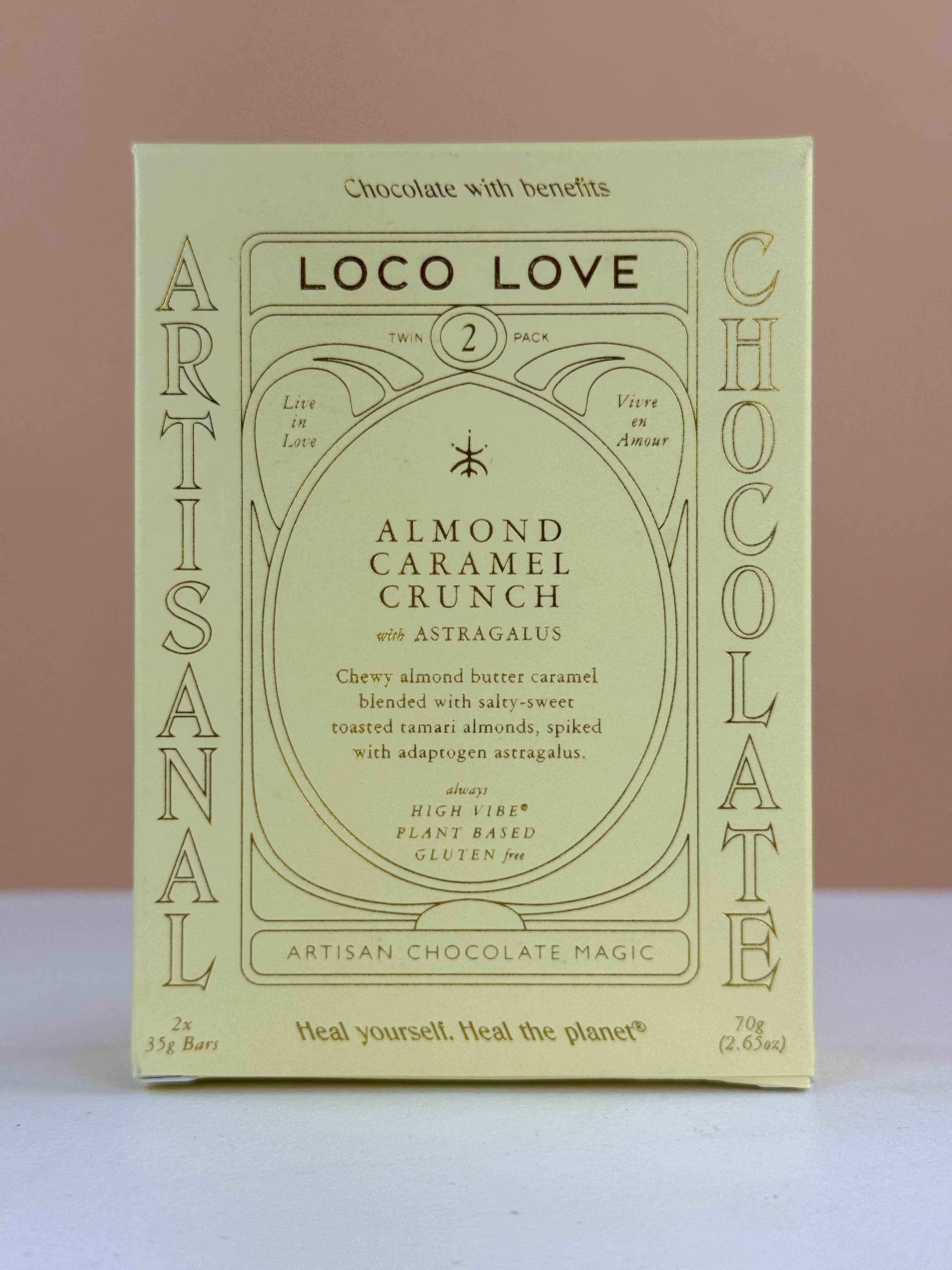 Loco Love Chocolate - Twin Pack - made with love by Flowers Gold Coast www.flowersgoldcoast.com.au the Gold Coast's best Florist - Same Day Flower Delivery