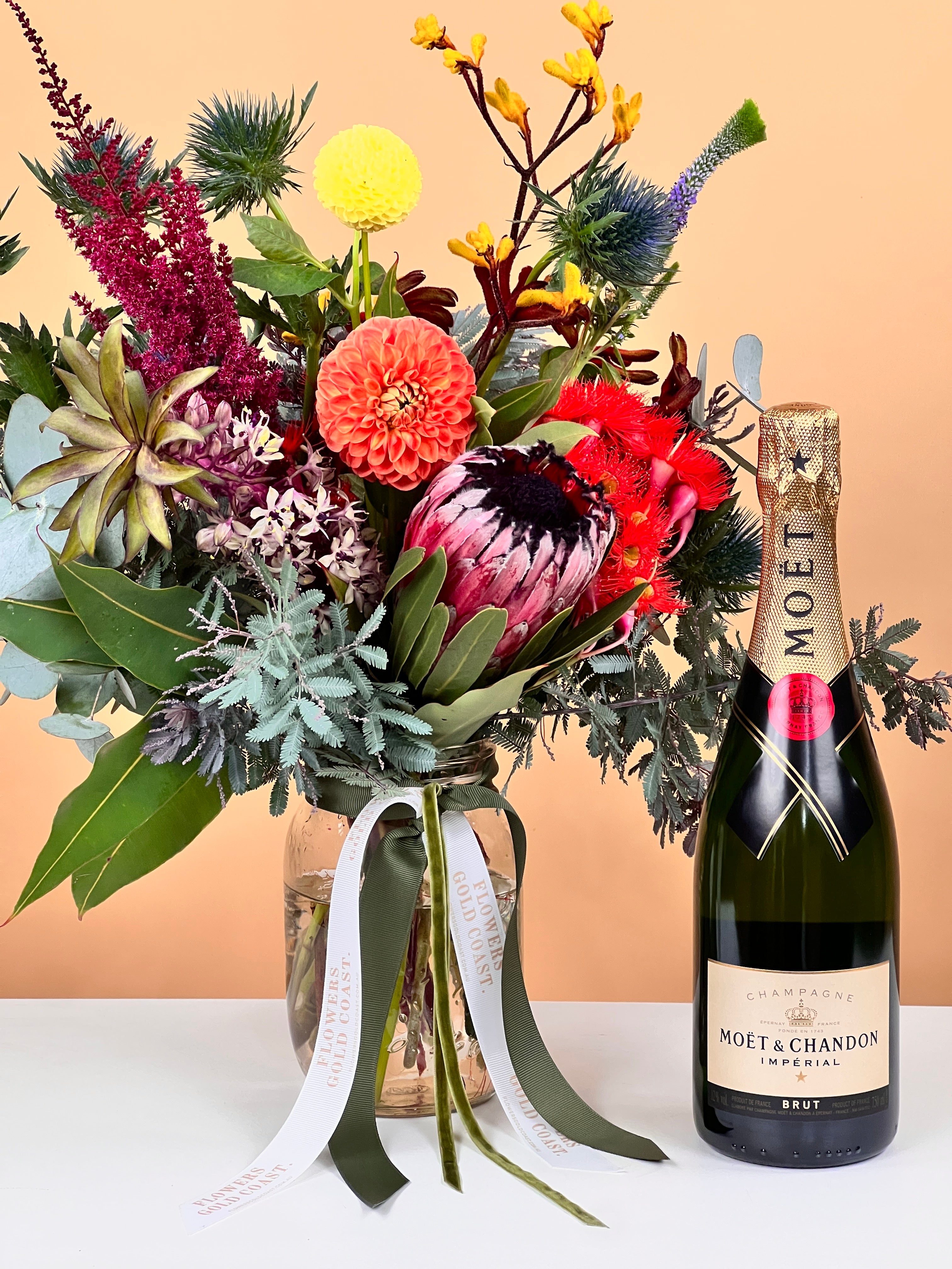 The Natives Posy Bundle - Fresh Cut Flowers made with love by Flowers Gold Coast www.flowersgoldcoast.com.au the Gold Coast's best Florist - Same Day Flower Delivery